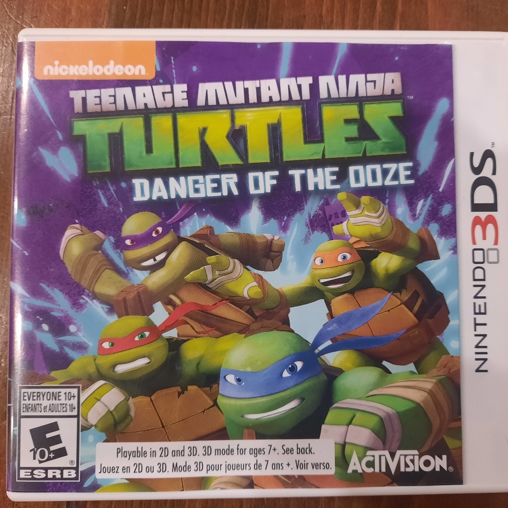 Teenage Muntant Ninja Turtles Danger of the ooze 3DS